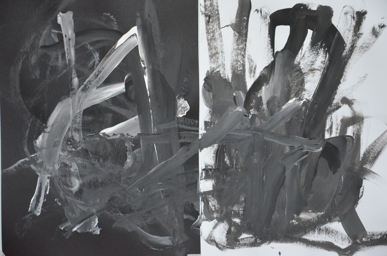 Художка №9. Черно-белое.