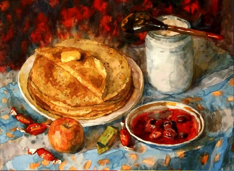 Наша небольшая масленичная неделька.