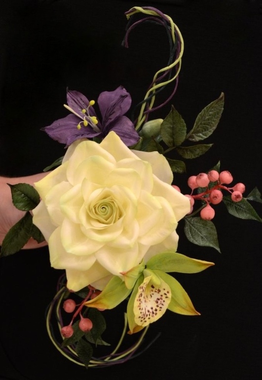 Отчёт с курсов сахарной флористики, преподаватель Жанна Рябкова!