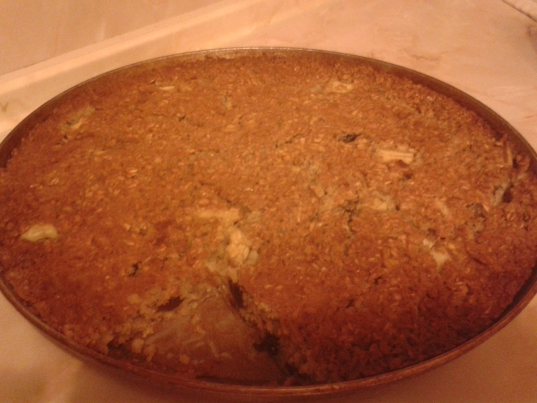 Овсяной пирог