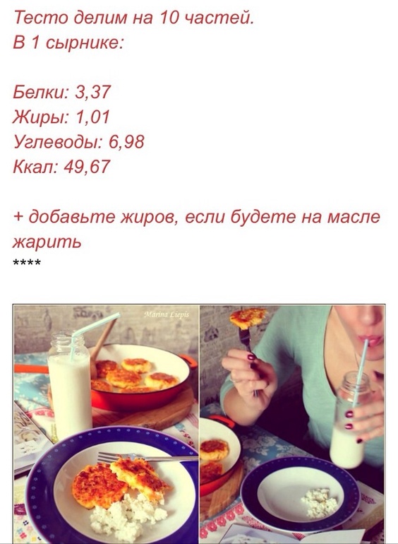 Сырники от Марины-Мандрины