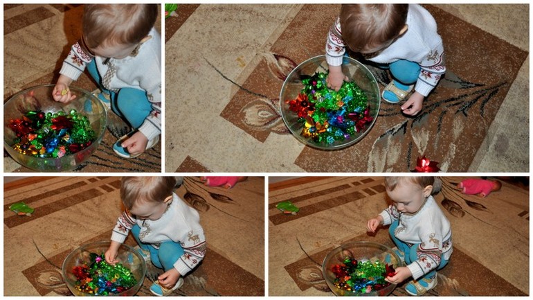 Играли мы в дождливый день... Цветочная полянка.