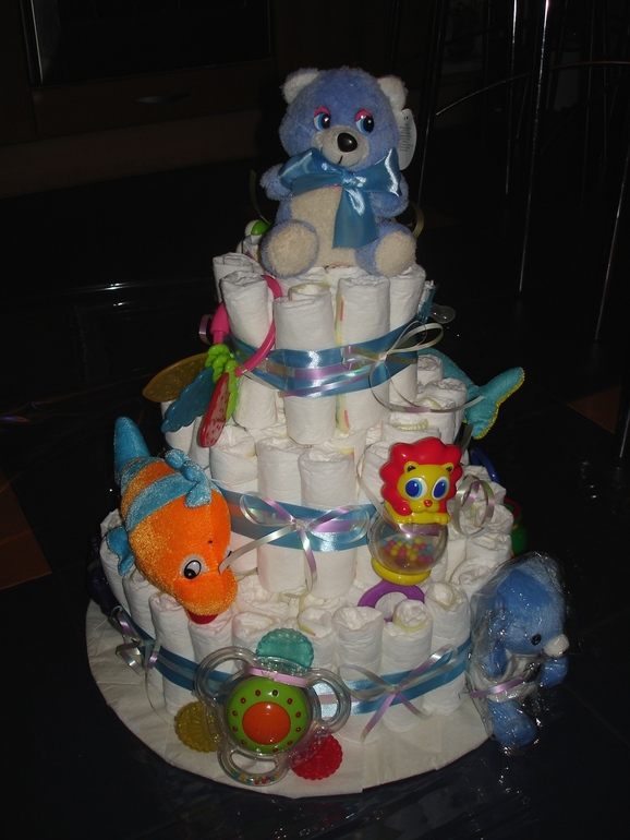 Торт из памперсов