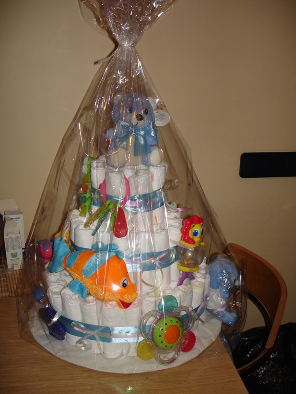 Торт из памперсов