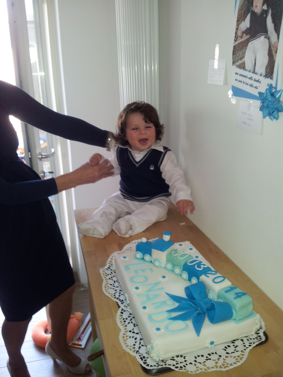 Battesimo di Leonardo. ...наши  крестины!