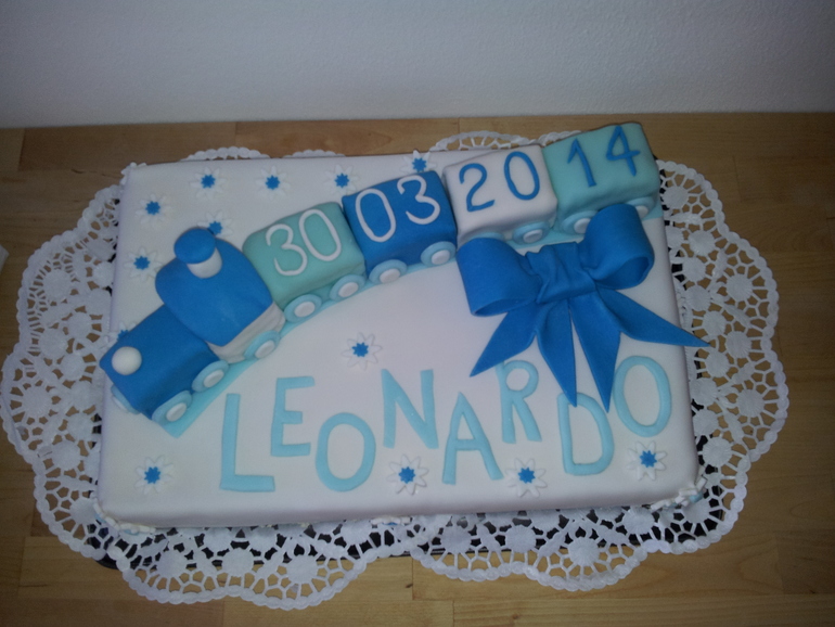 Battesimo di Leonardo. ...наши  крестины!