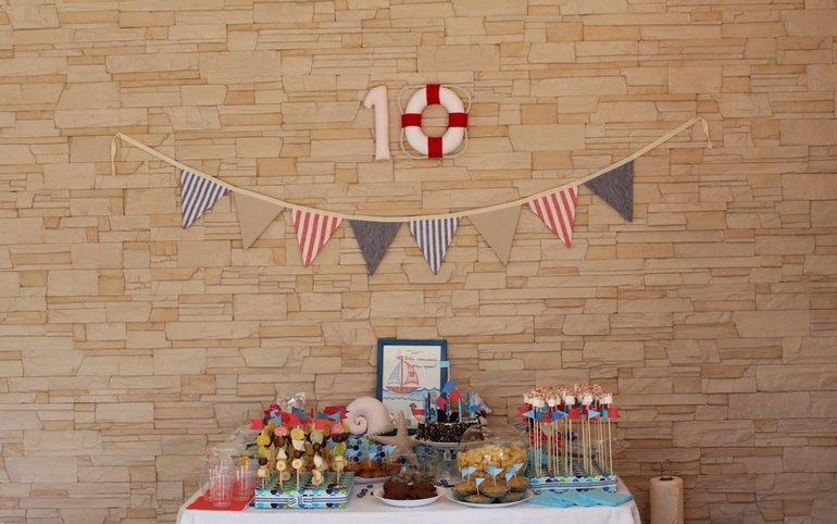 Мои набора для декора интерьера в морсом стиле.