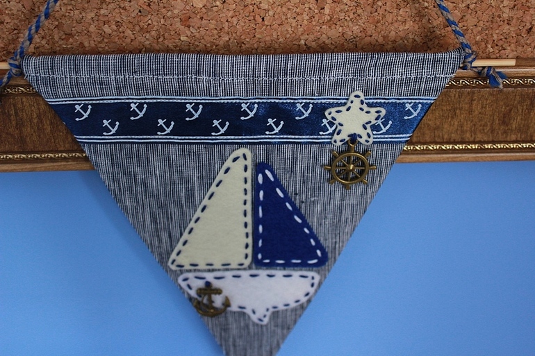 Мои набора для декора интерьера в морсом стиле.