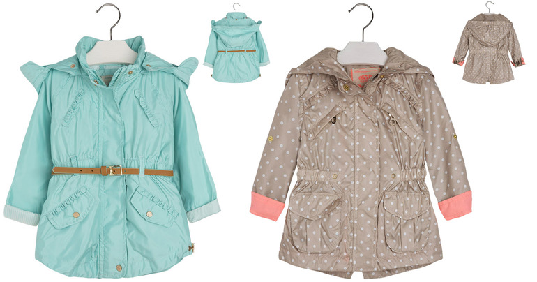 Куртки и пальто для девочки испанские бренды с 3-10 лет Bambolina