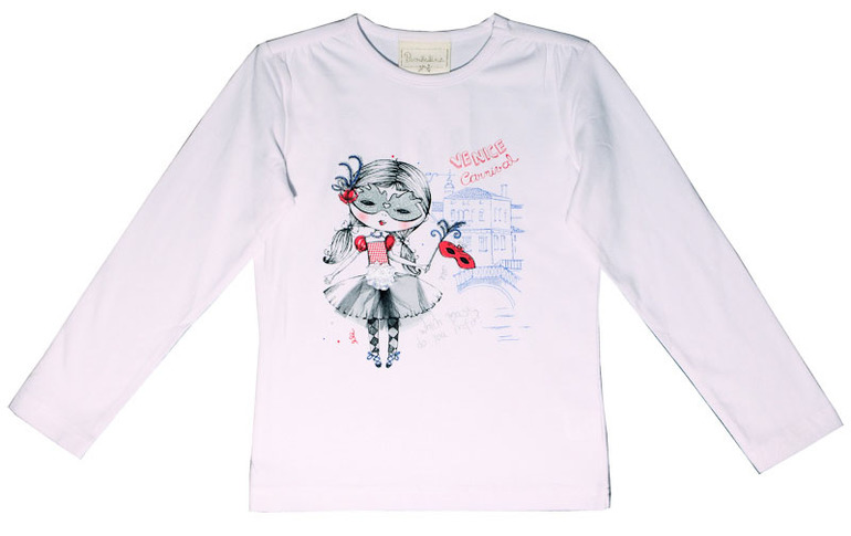 Лонгсливы и джемпер для девочки с 4 до 8 лет