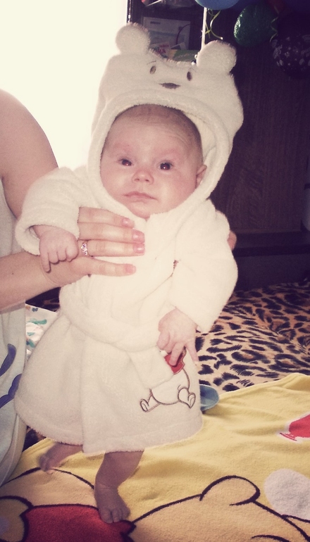 Нам сегодня ровно 10 неделек...