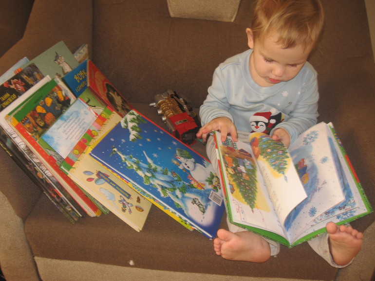 Любительница почитать))))