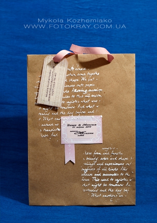 Коробка для CD дисков - свадебная фотосессия.
