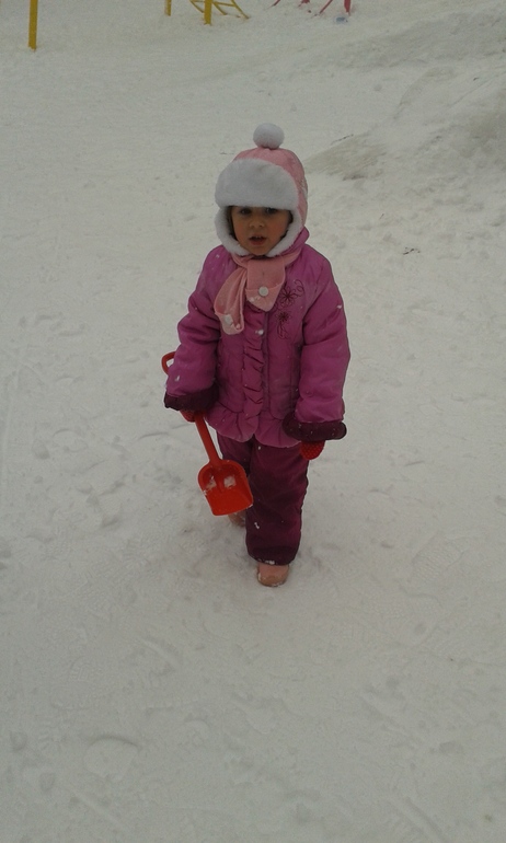 Начало нашей зимы : )