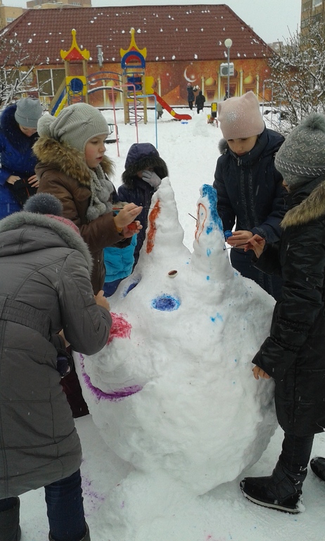 Начало нашей зимы : )