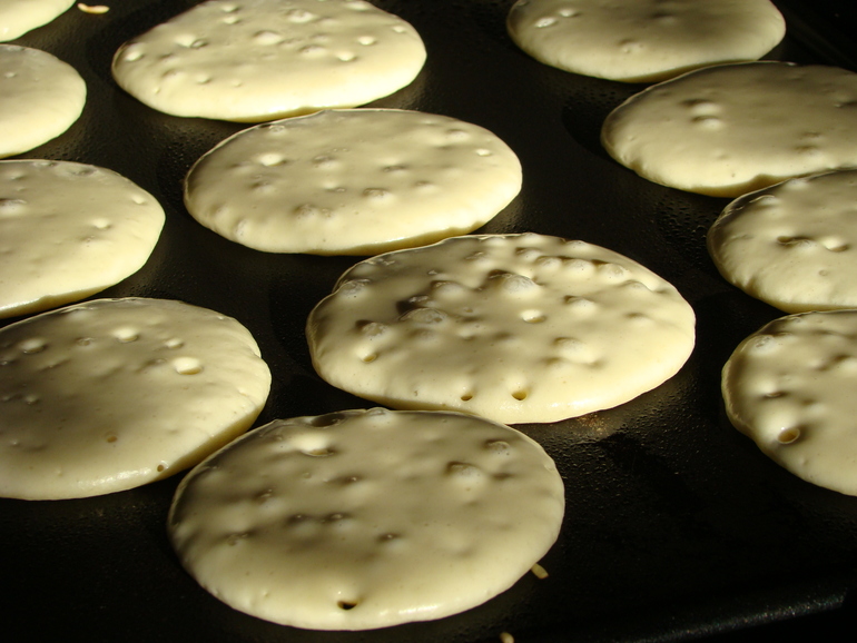 Пэнкейкс, они же - оладьи.