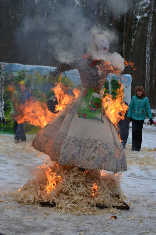 Масленница в зверинце на Поляне Невест, г.Ступино