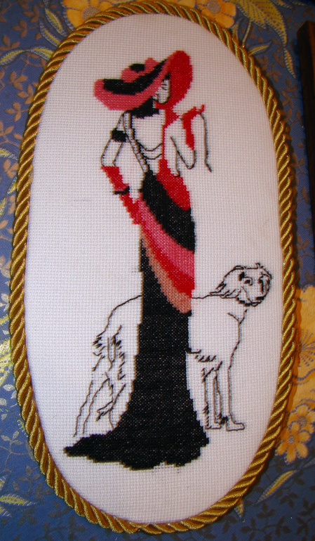 Новая подушечка - думочка и прошлый вышивальный год