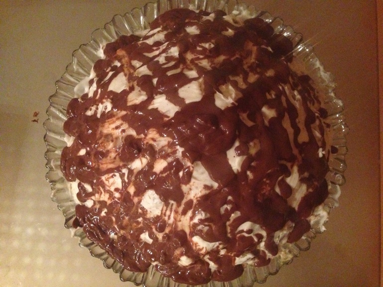 Санчо-панчо))) испекла первый раз торт))))