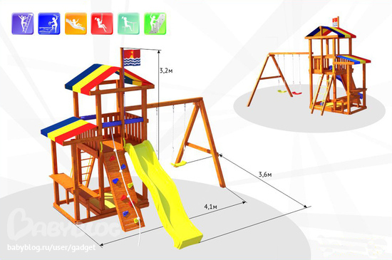Игровой-спортивный комплекс на дачу!? какой ?
