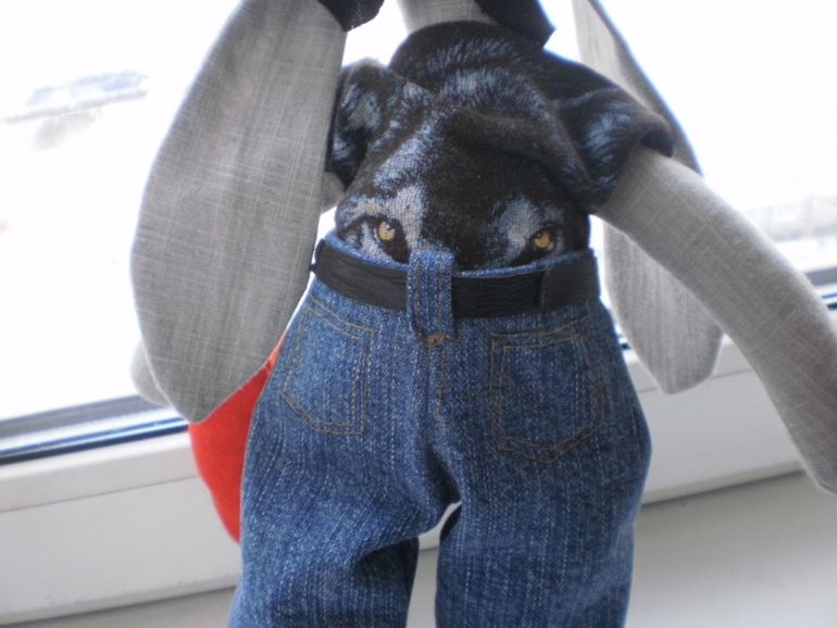 Заяц-байкер