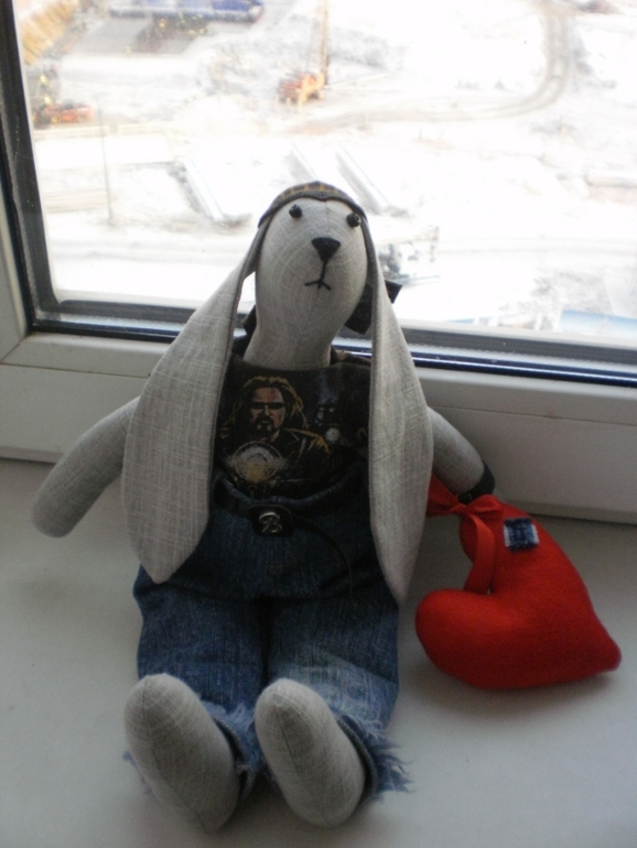 Заяц-байкер