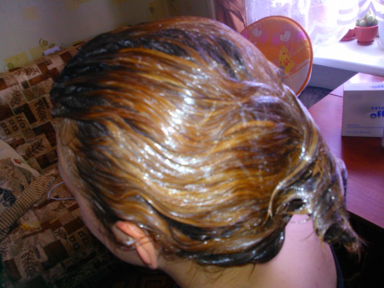 Из брюнетки в русый