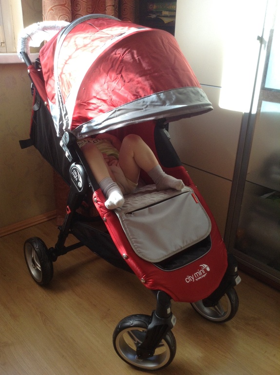 Моя новая коляска Baby Jogger city mini 4 wheels