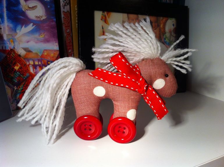 Льняные лошадки - захотелось:)