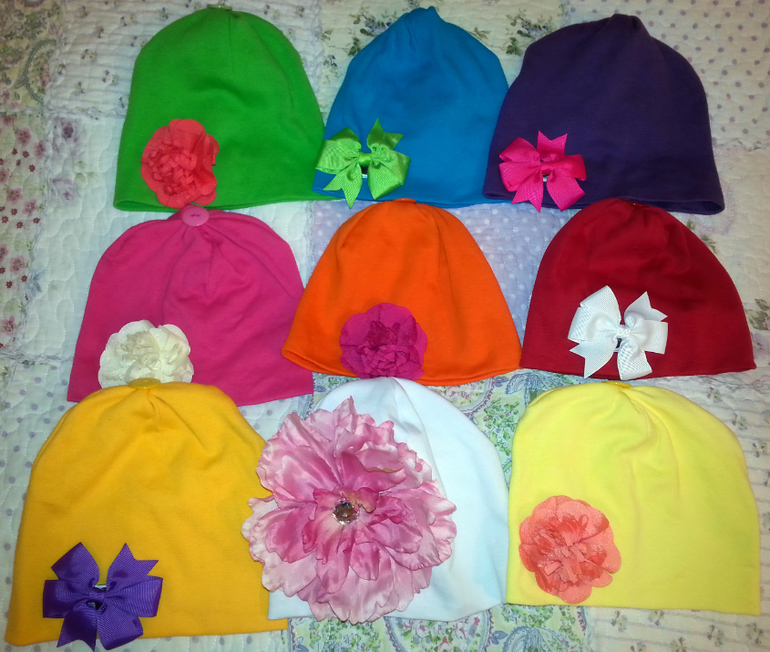 Наши шапочки.