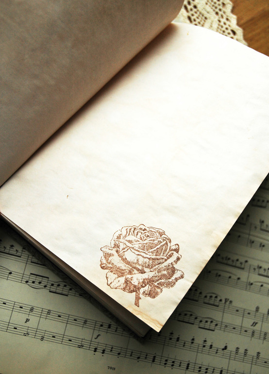 Блокнот с розами