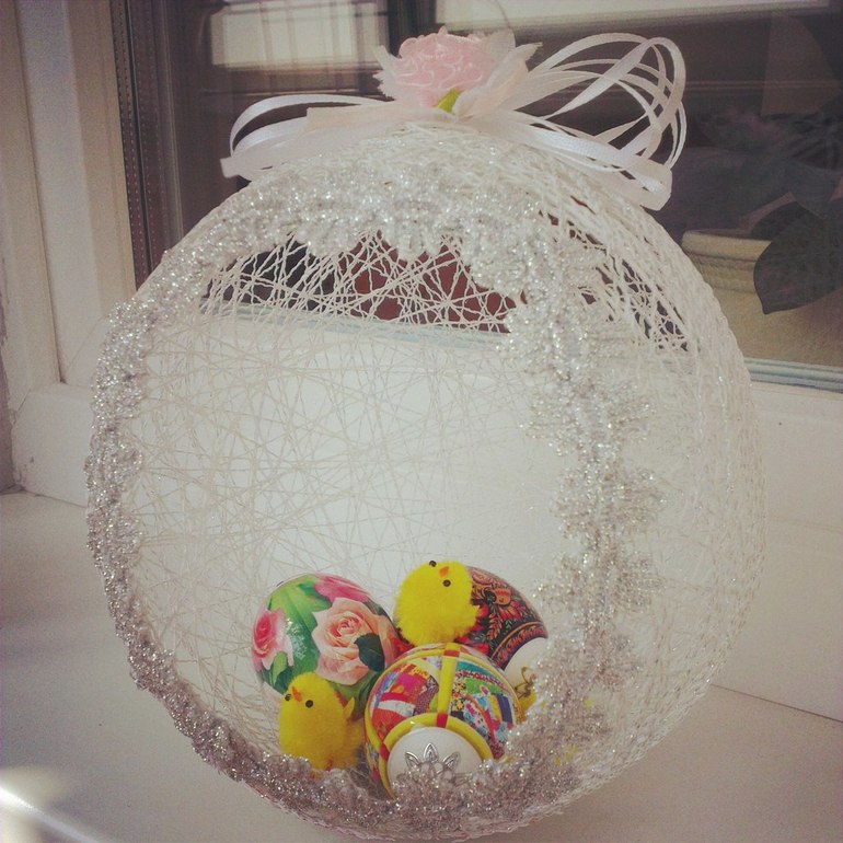 Вот такое яичко из шарика в подарок