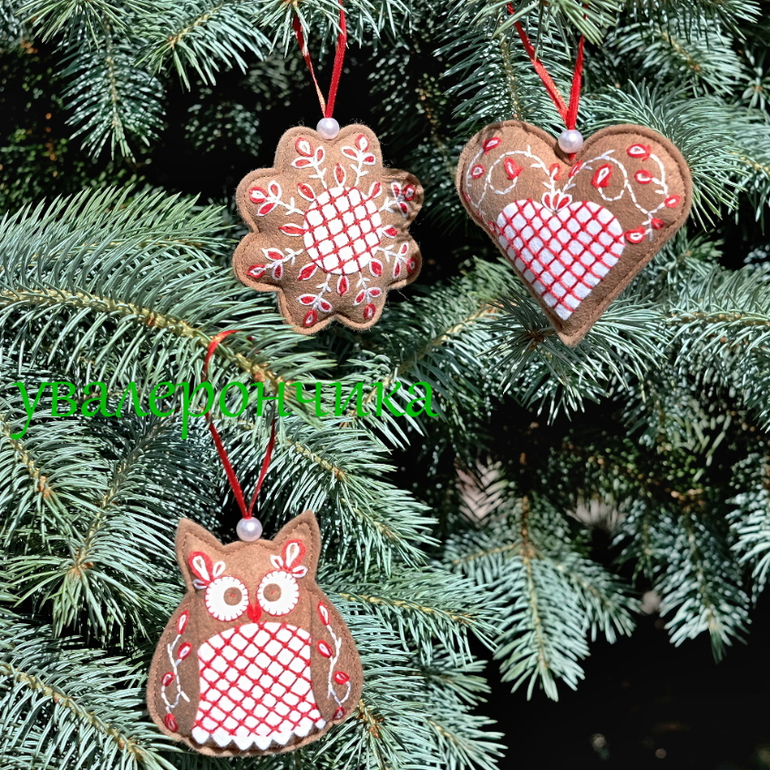 Ёлочные игрушки. Часть 2