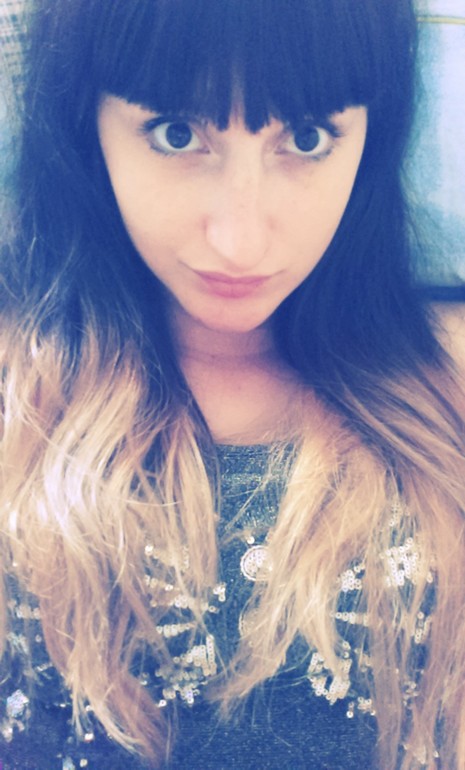 сделала омбре....