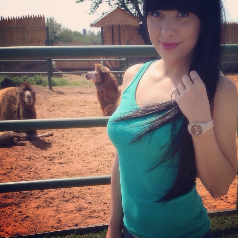 А мы сегодня ездили в частный Зоопарк!