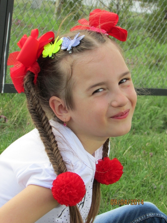 Наша прогулка сегодня...Маша 7 лет миша почти 8 месяцев ну и я