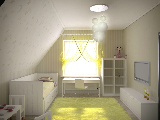 Потолок в детской