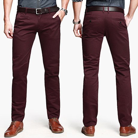 Бордовые брюки мужские с какой рубашкой сочетается