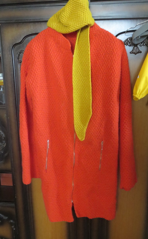 Несколько HandMade вещиц: пальто, шапка, шарф.