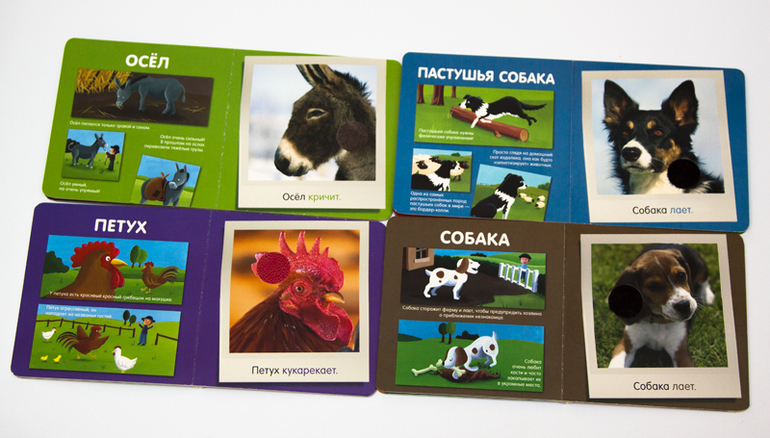 Наши книги до 1 года. С тактильными вставками