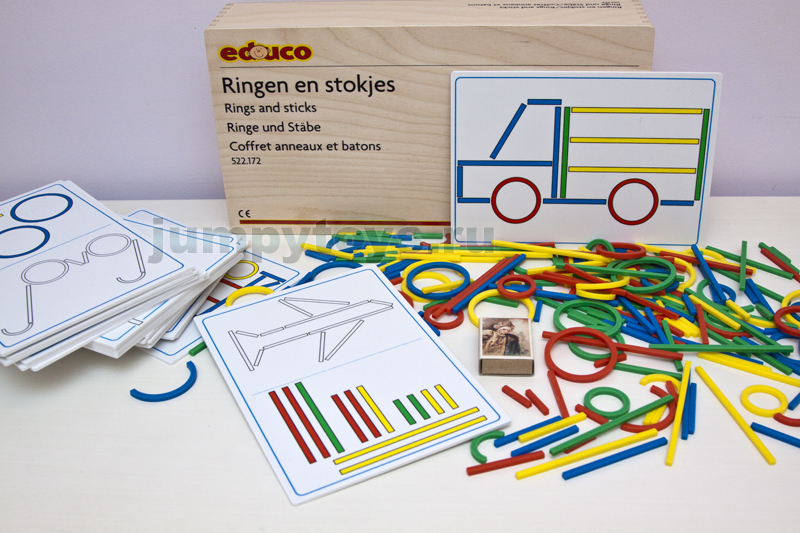 Колечки и палочки от Educo