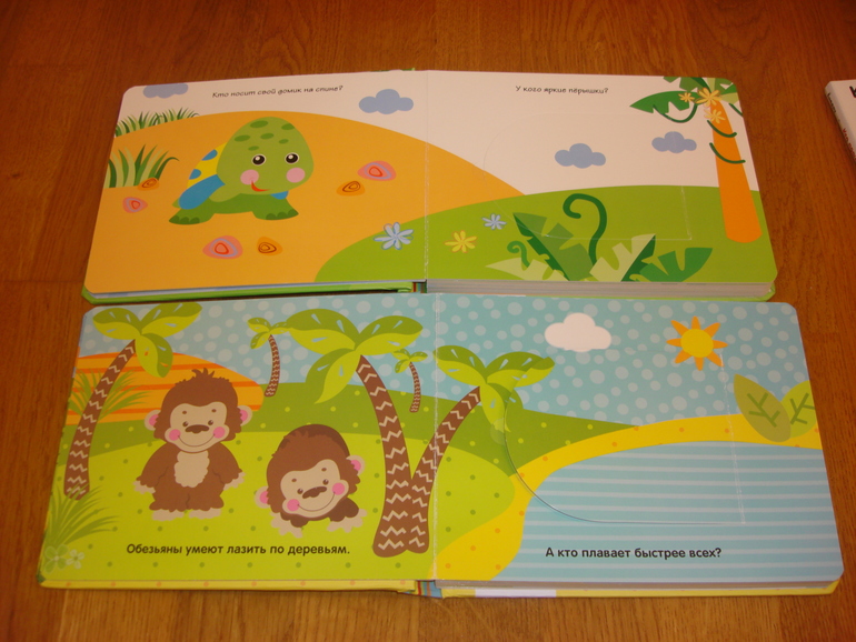 Наши книги до 1 года и после. С  секретными окошками