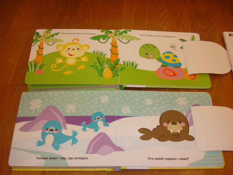 Наши книги до 1 года и после. С  секретными окошками