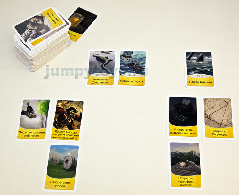 Настольные игры. Timeline от Asmodee