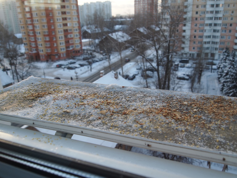 Птички и снежинки