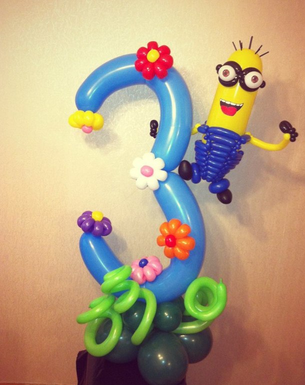 Оформление праздника шарами. Шары с гелием.