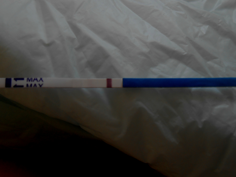 Мой тест на 6 дпо;))