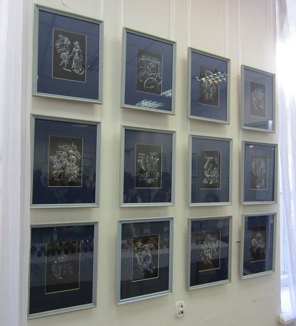 На выставке