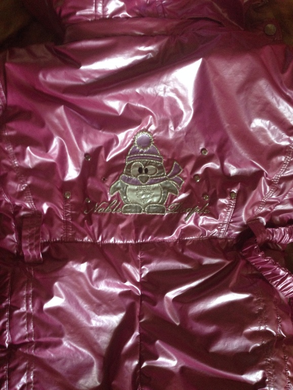 Комбез зимний с натуральным мехом на пуху !