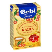 Bebi мюсли вишня банан каша